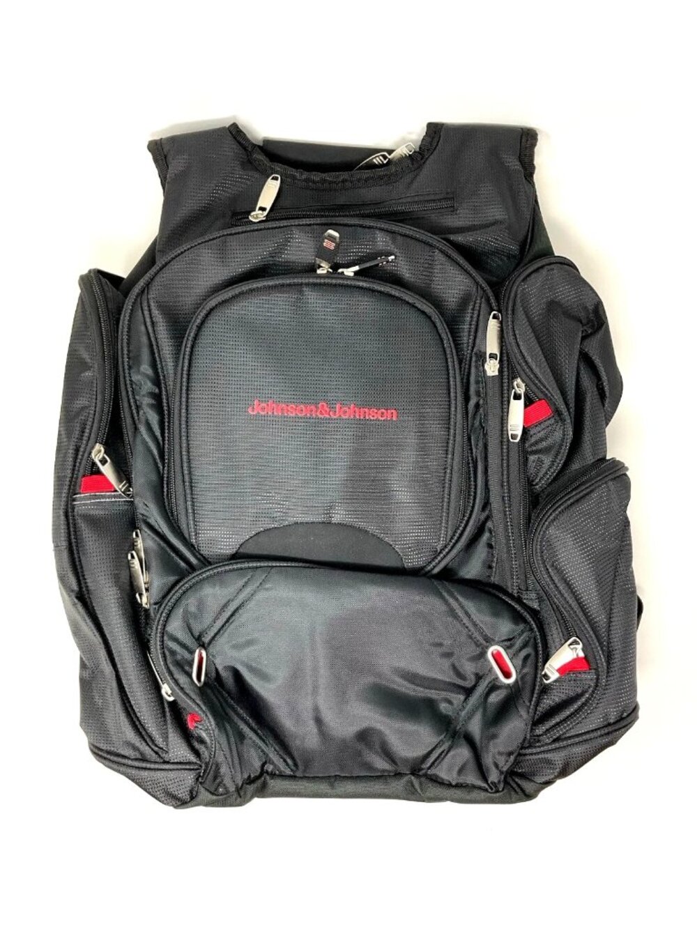 Elleven Johnson and Johnson Checkmate Black Computer Backpack and Tote Bag